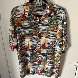 Ringo Sport Men's Tropical Shirt, size M